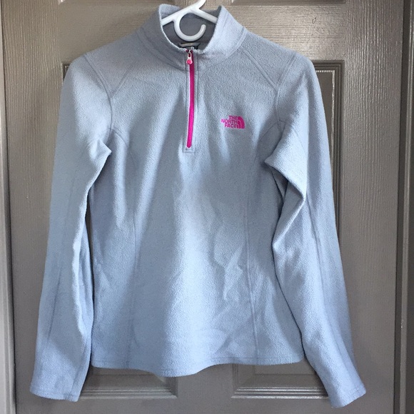 The North Face Fleece 1/4 Zip Glacier Pullover Baselayer Grey, XS - Picture 1 of 7